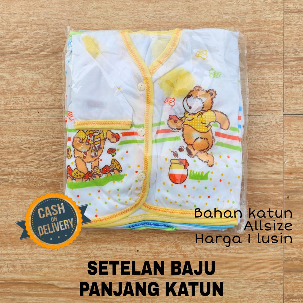 1 Lusin Setelan bayi KATUN warna kombinasi