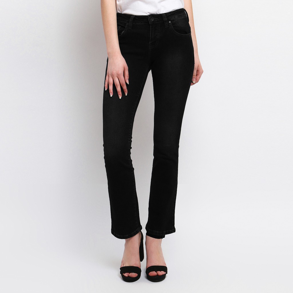 C2 Belina Black Jeans Bootcut