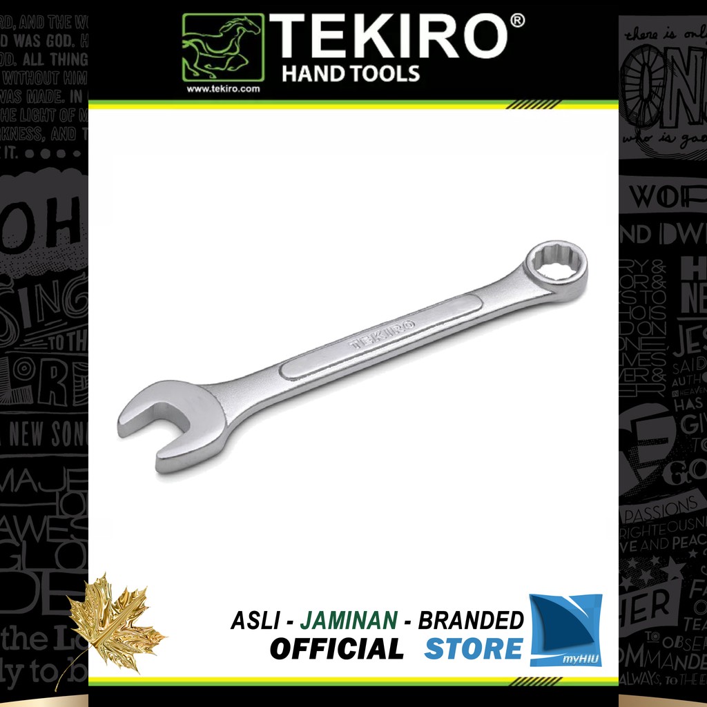 Kunci Ring Pas Ukuran Metric ( mm ) / Combination Wrench / Spanner 33 mm ~ 38 mm TEKIRO