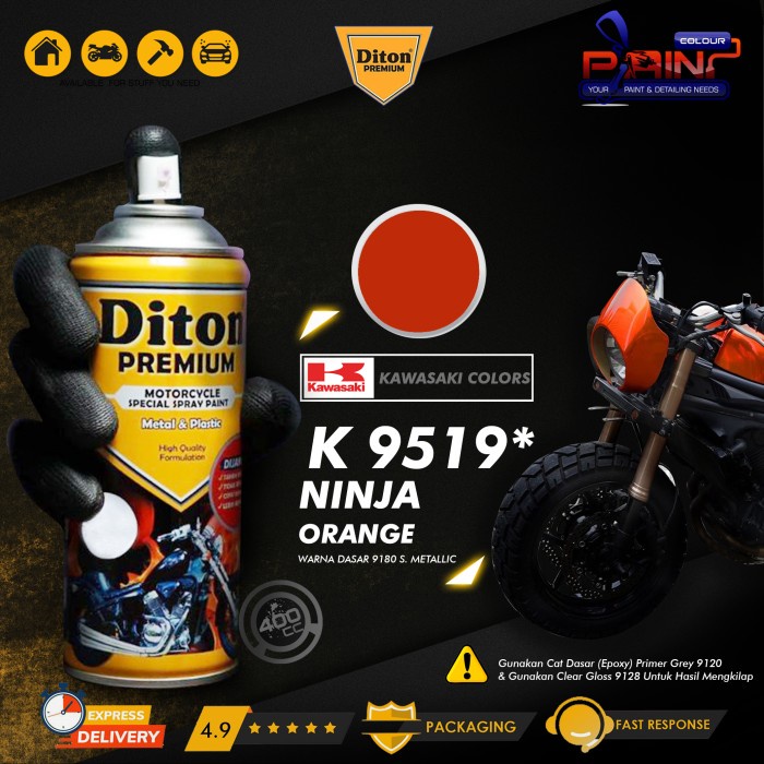 Cat Semprot DITON PREMIUM - 9519* Ninja Orange