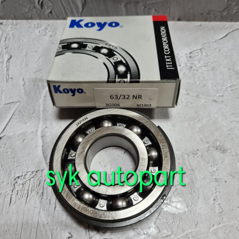 Bearing 63/32 NR KOYO BEARING MAIN SHAFT DIHATSU FEROSA