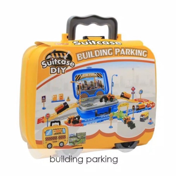 

Mainan Anak Building Parking Diy Suitcase Play Set - Mainan Anak 5.0 - Tanpa Bubble Murah