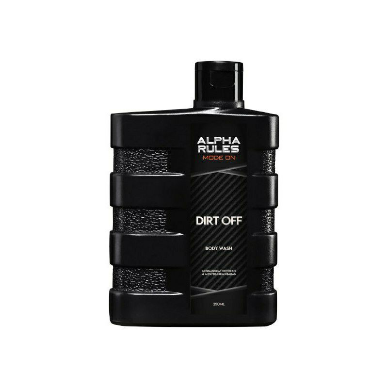 ALPHA RULES DIRT OFF 250 ml Body wash male cleaner alpharules sabun kesehatan pria skincare cowok