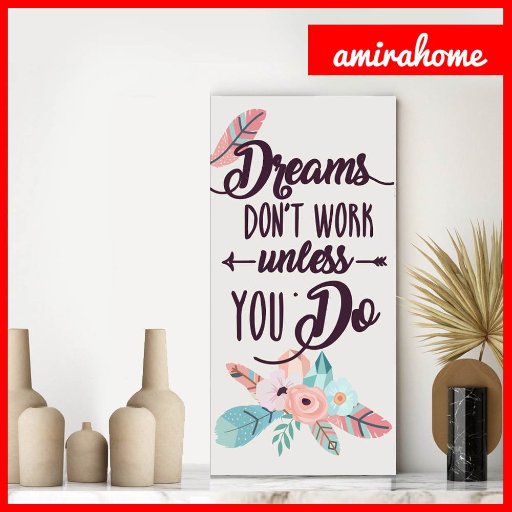 BOHO08-Wall art Hiasan Dinding Wall Decor Dekorasi Dinding Bulu Kamar Feather Poster dinding boho