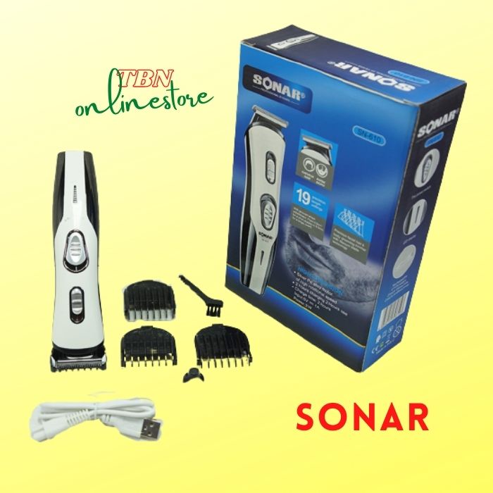 Alat Mesin Cukur Sonar Sn 610 Recharger Portable / Hair Clipper Barber Shop