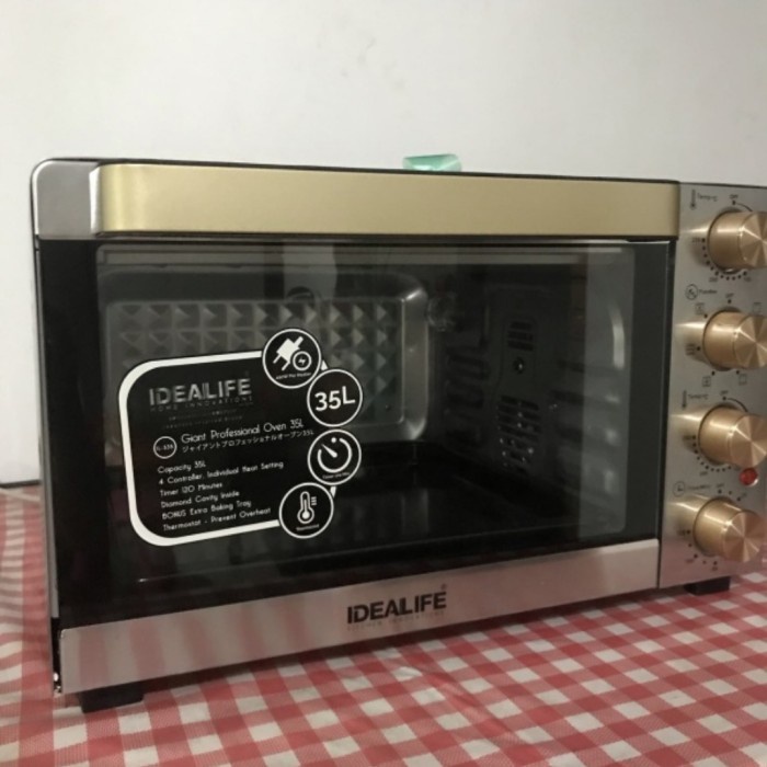 

Idealife IL335 Oven Listrik Pemanggang Serbaguna Electric Toaster