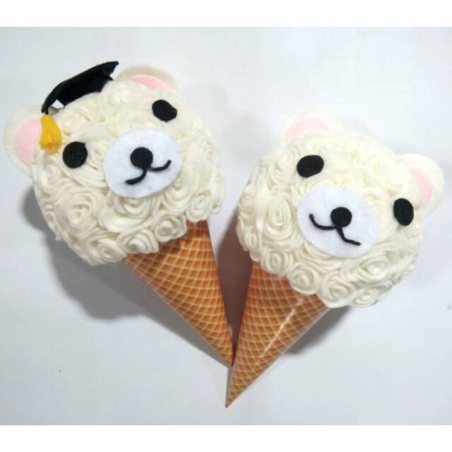 

Buket bunga ice cream karakter teddy bear