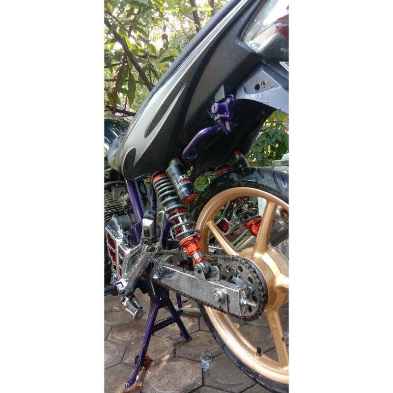 shockbreaker shock tabung atas double KTC EKTREME 280mm 320mm rx king aerox nmax pcx revo dll-2