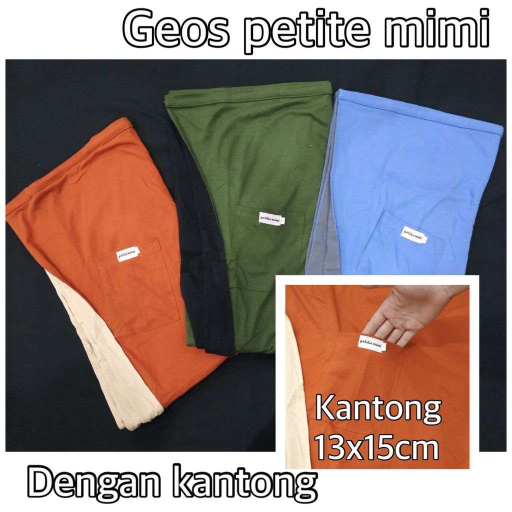 Petite Mimi Gendongan Kaos Bayi  dengan Kantong Geos Simple Sling CBKS