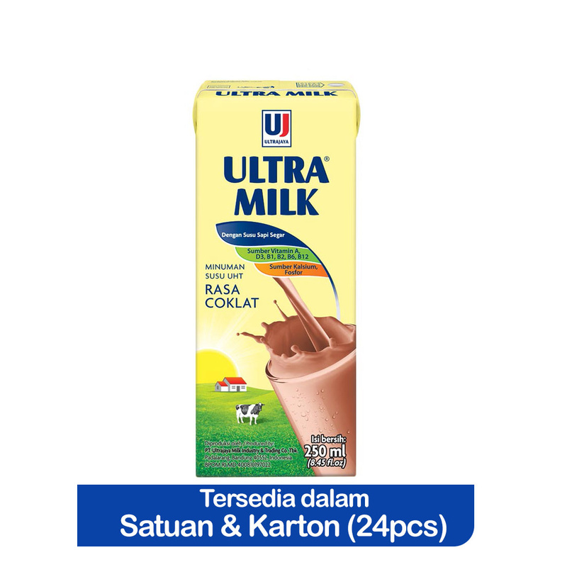 

Ultra Susu Uht Steril Slim Chocolate 250Ml - Alhanan/04