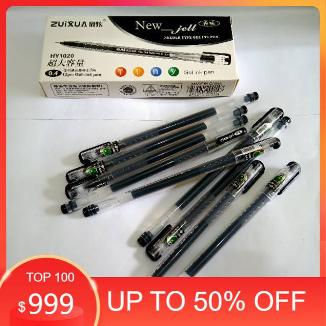 

New Gel / Pulpen Gel / Gel Ink Pen / Gel Pen Zuixua Van-Art 0.4mm (Acb Berkah Stationery)