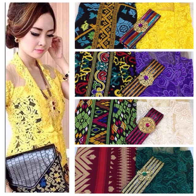 Set kebaya jadi+kamen jadi+obi