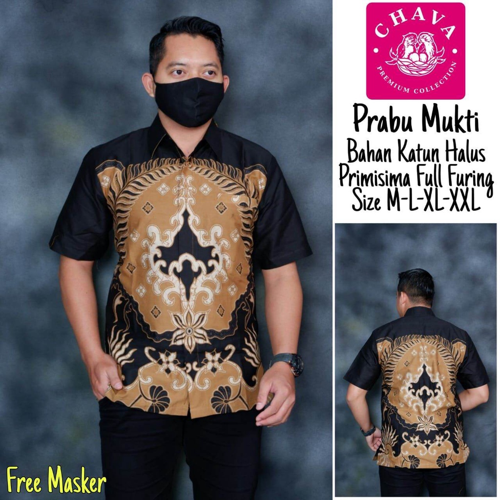 Hem batik pria terbaru/batik lengan pendek motif moderen/batik kasual /batik formal pria/baju batik