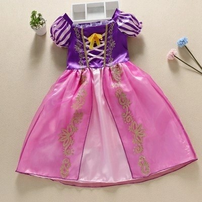 Princess Rapunzel Costume Tangled Kostum Halloween Putri Cosplay Anak