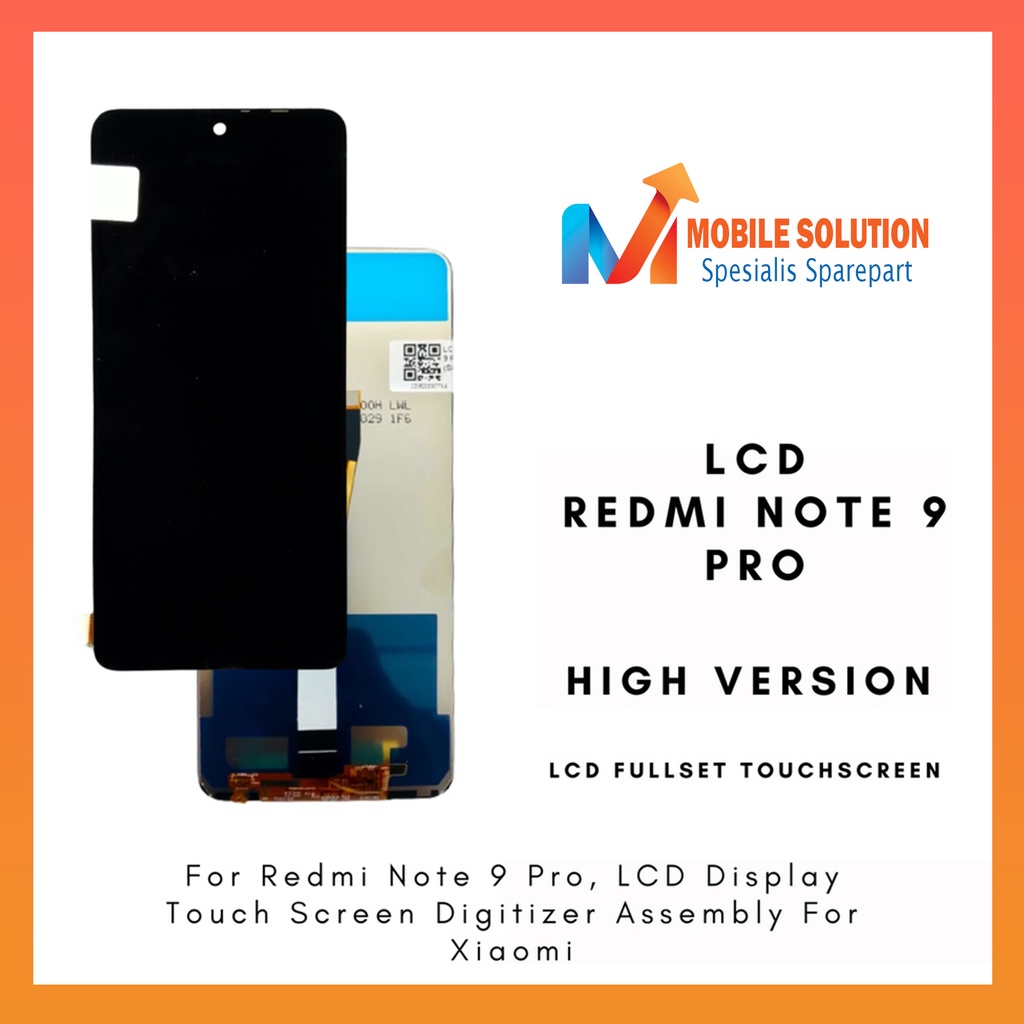 Grosir LCD Xiaomi Redmi Note 9 Pro ORIGINAL 100% Fullset Touchscreen Garansi 1 Bulan + Packing / Bubbel