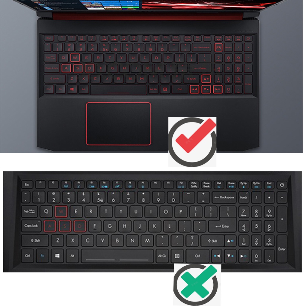 Casing Untuk Acer Aspire Nitro 5 AN515-44 AN515-45 AN515-54 AN515-55 AN515-57 15.6&amp;quot; Predator Gaming 2020 2021 Skin Cover Keyboard Laptop