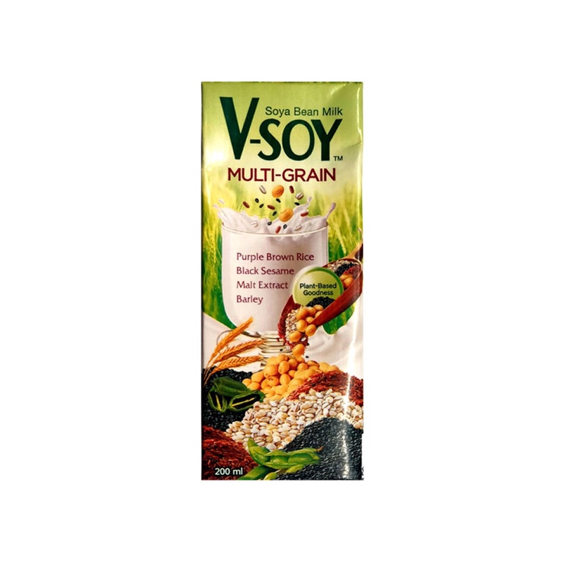 

V-Soy Soya Bean Milk Multi-Grain 200Ml - Alhanan/04