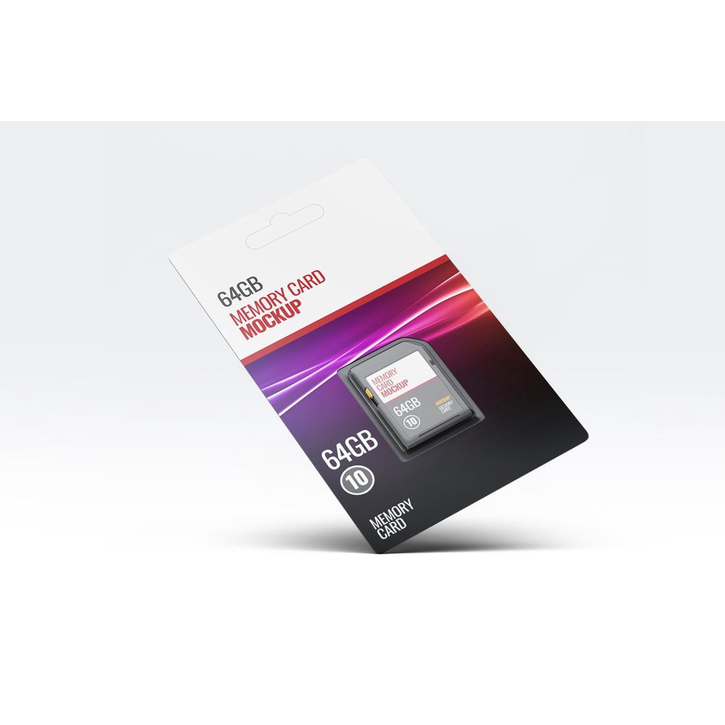 Memory Card Mock Up - Photoshop