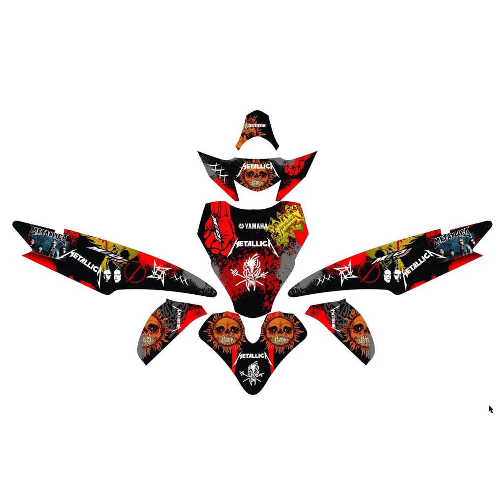 Stiker Decal YAMAHA MIO M3 125 MIO Z MIO Smile Mio OLD Mio J Mio Soul Mio GT Sticker Variasi Motor (