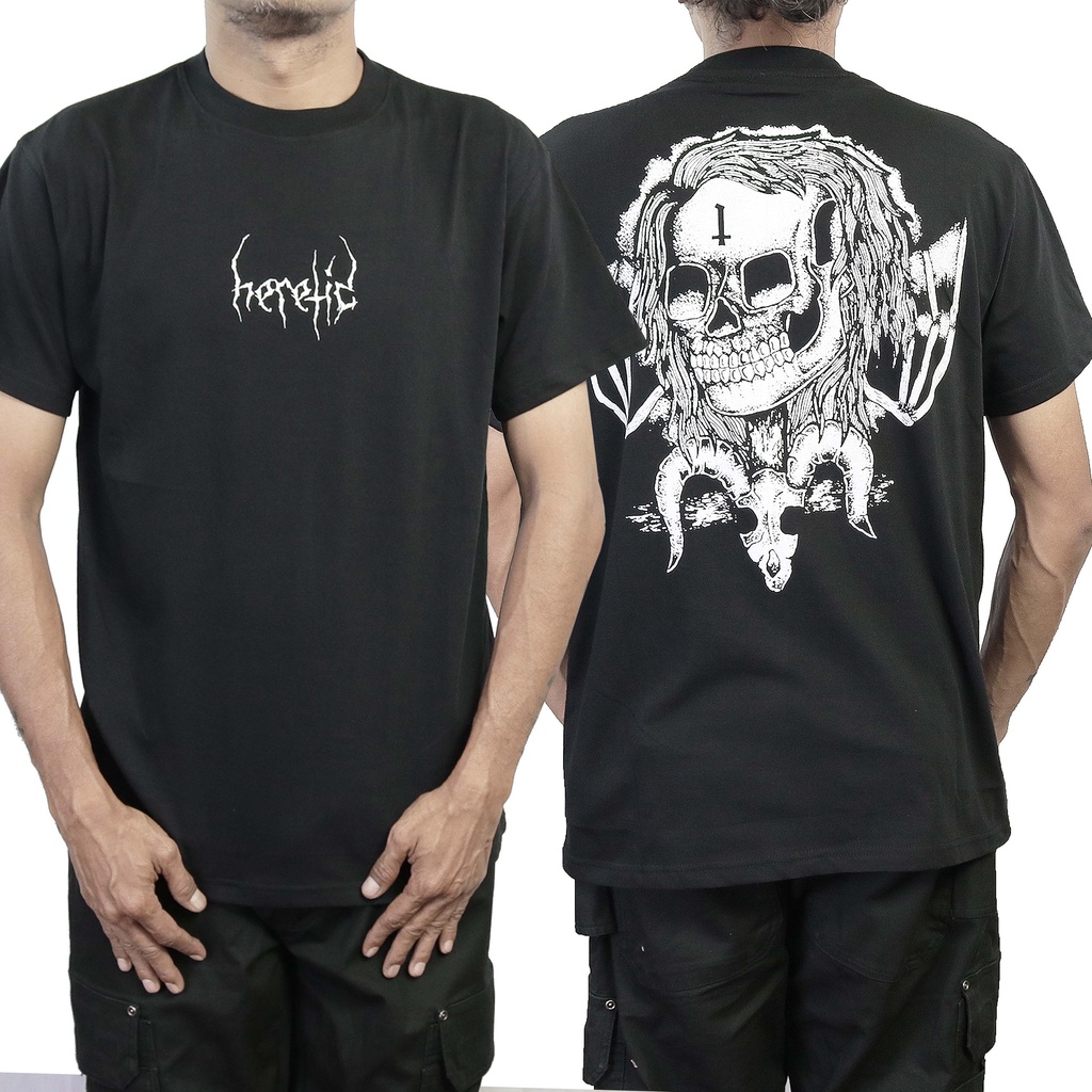 Heretic - T-shirt - Just Skull