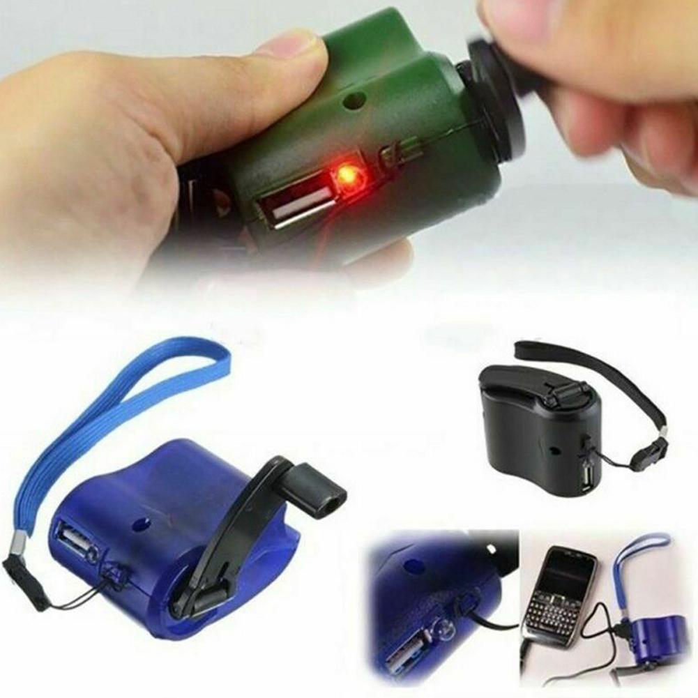 Emergency Power Usb Hand Crank Phone Charger Manual Hand Winding Universal Charger Portable A6m5 Shopee Indonesia