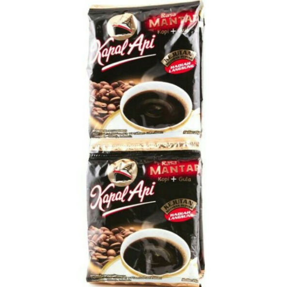 

Kapal api MANTAP kopi + gula isi 8 x 25 gram