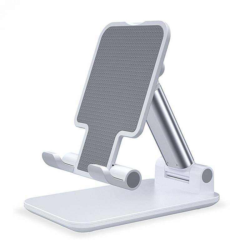 Stand Holder Hp / Tablet / Iphone / Ipad Bahan Metal Bisa Dilipat Untuk Meja