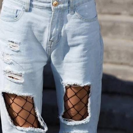 ۞ Stoking jaring celana ●