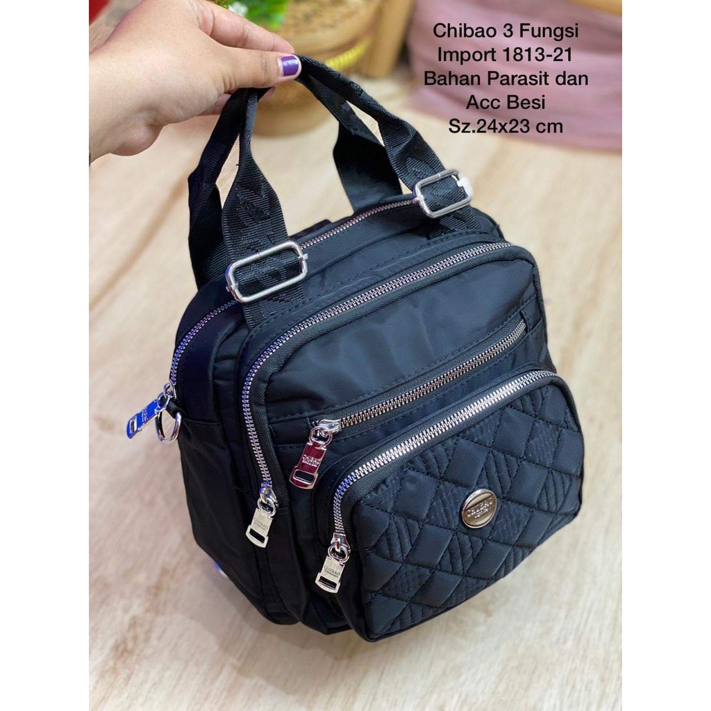 Tas Wanita Multifungsi Chibao 3in1 kode 1813-8 size 24x24x10 cm Tas Wanita 3in1 BISA BAYAR DITEMPAT!