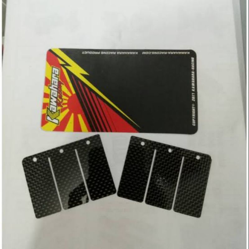 Plat isapan carbon rxk, ninja- r/rr, satria 2tak dan fizr