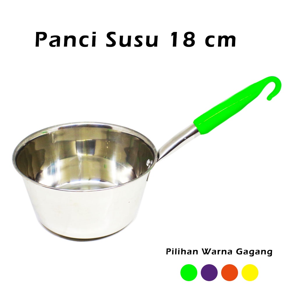 FM - Panci Rebus Air / Mie 18 Stainless Panci Gagang Warna / serbaguna