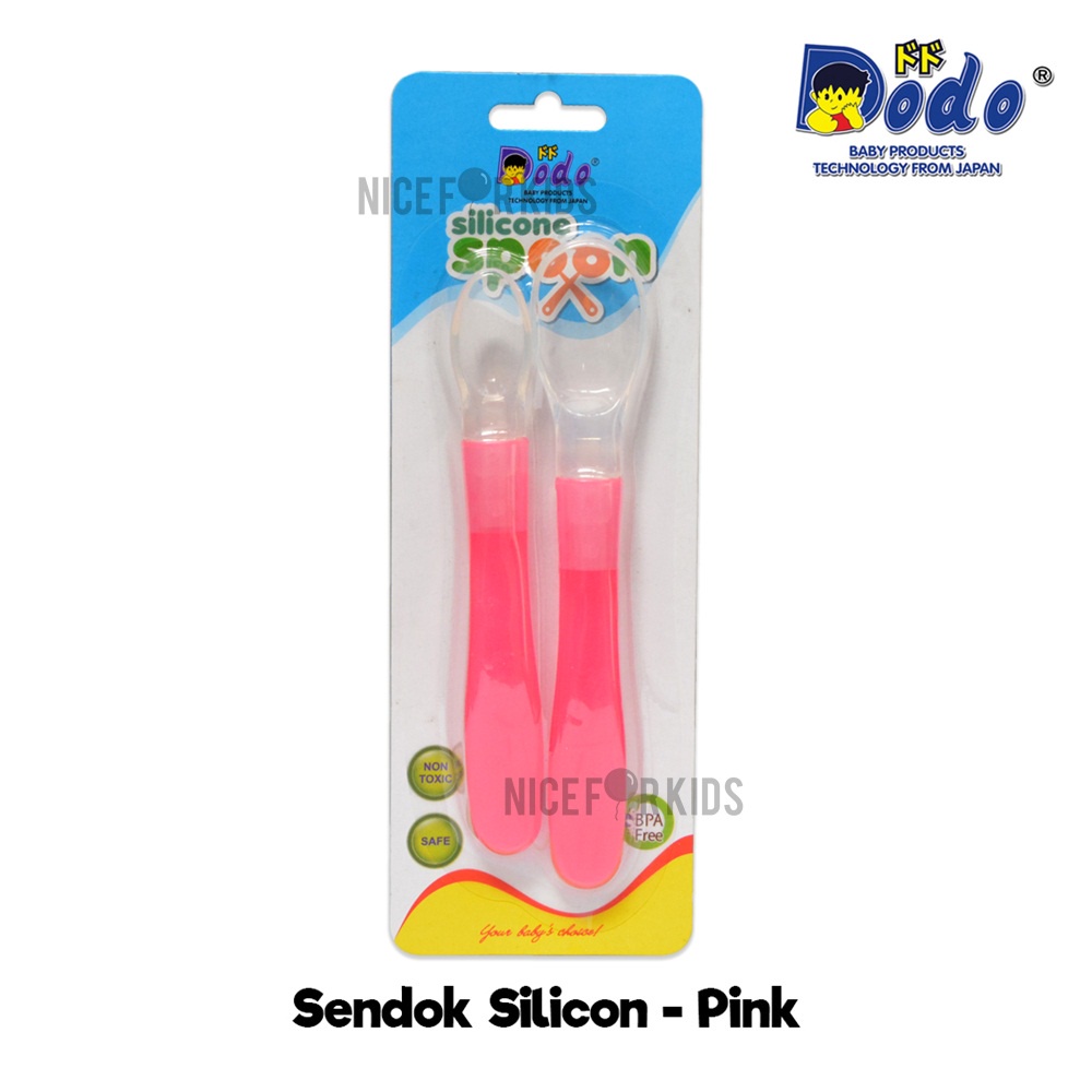 Dodo Sendok Silikon Sendok Makan Bayi Isi 2pcs / Dodo Silicone Spoon