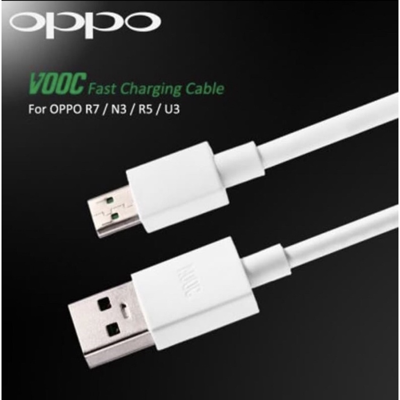 Kabel Data Oppo F1S F3 F5 F7 F9 Fast Charging Usb Micro Original 100%