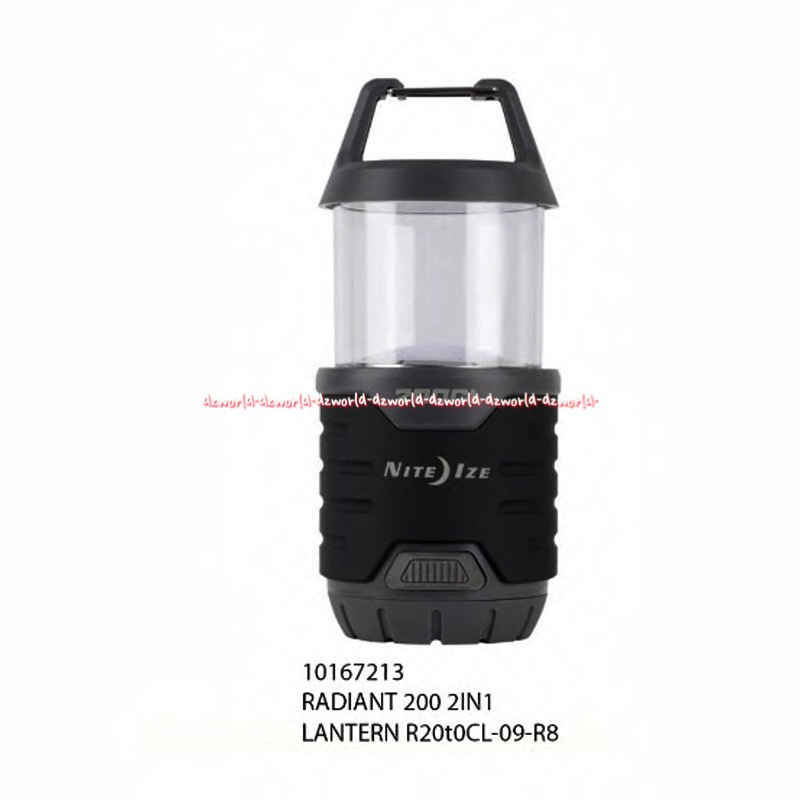 Nite Ize Radiant Lantern 2in1 Lampu Senter Model Lentera Dengan Pegangan Niteize light Camp Camping Lamp Lantera Niteize