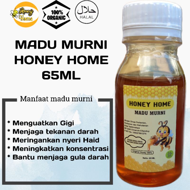 

[BISA COD] Madu Murni - Madu Asli 100% Honey Home 65ml