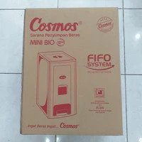 Rice Box Mini Bio 12 kg COSMOS / Tempat Beras Anti Karat Anti Kuman