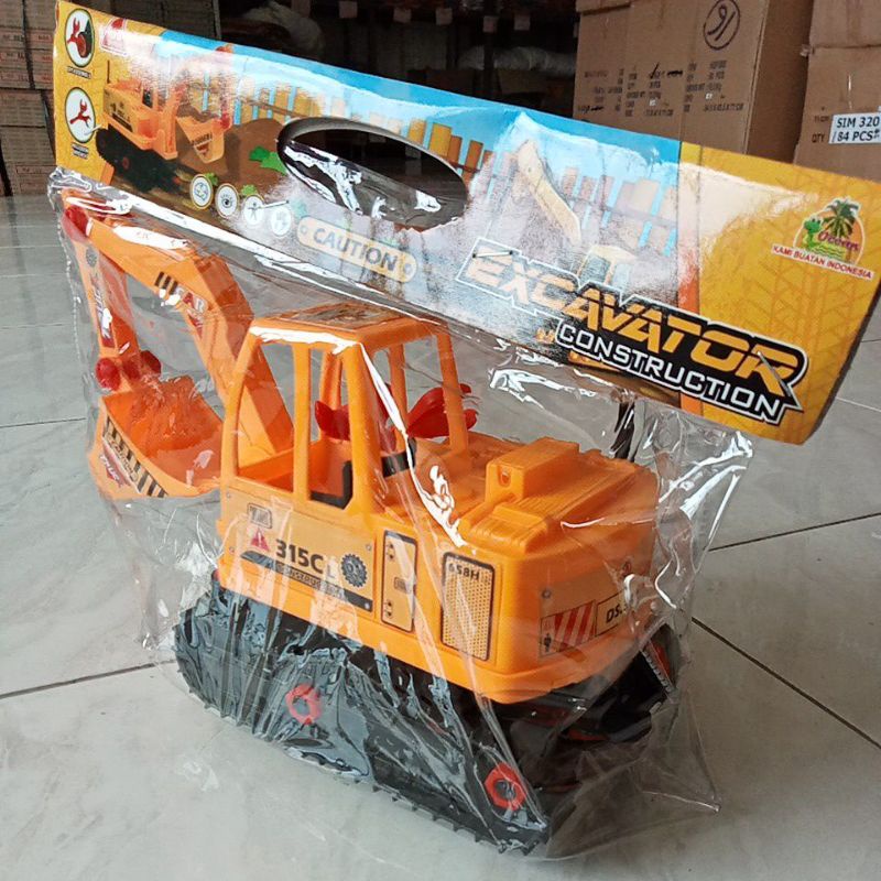 Mainan Truk Excavator Truck Construction OCT5721