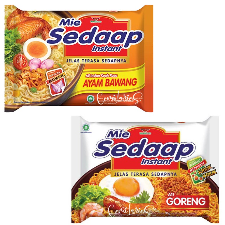 

Mie Sedaap Ayam Bawang / Goreng | Mi Instant Mie Sedap