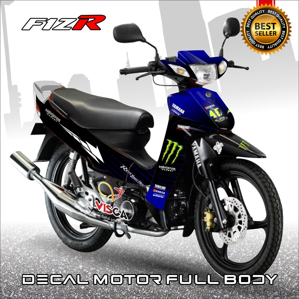 Decal Fiz R Decal F1zr Stiker Fiz R Variasi Decal Fizr Stiker Motor Fiz R ME