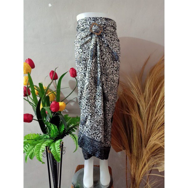 ROK LILIT INSTAN JEIVA REMPEL MAXI BATIK WANITA / ROK BAWAHAN KEBAYA / ROK LILIT BATIK WANITA-keong silver