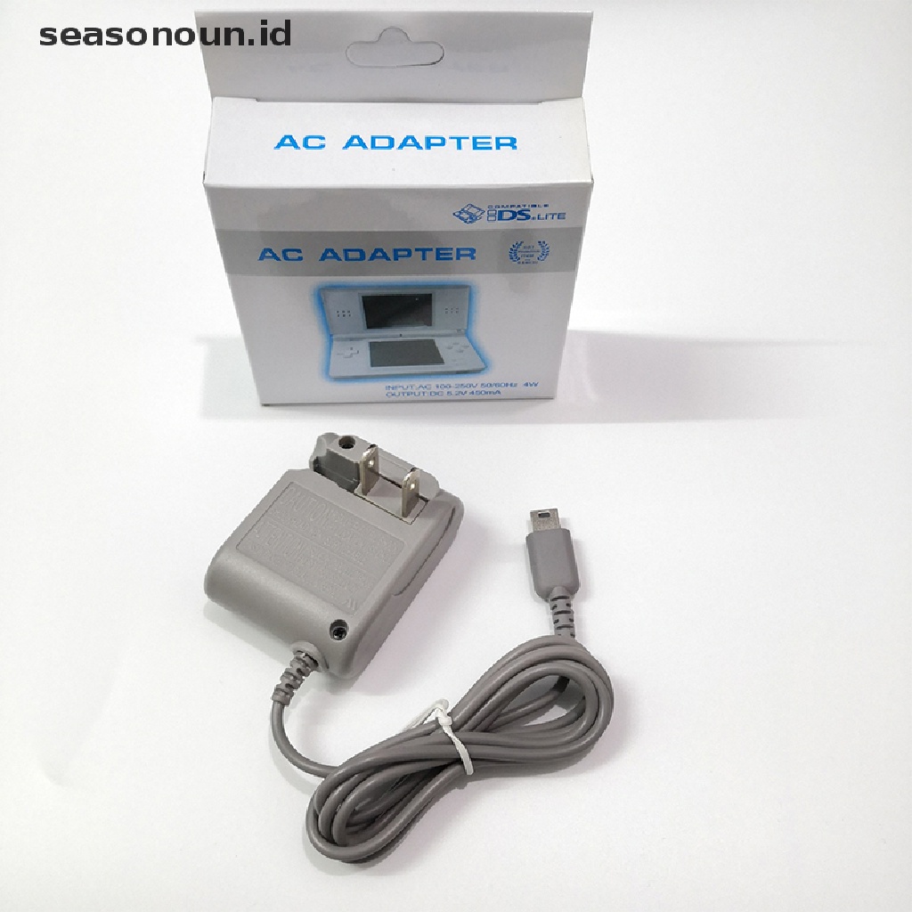 Adaptor Power Supply Charger AC 100-240V Untuk N DSL DS Lite NDSL 2 / 3DS