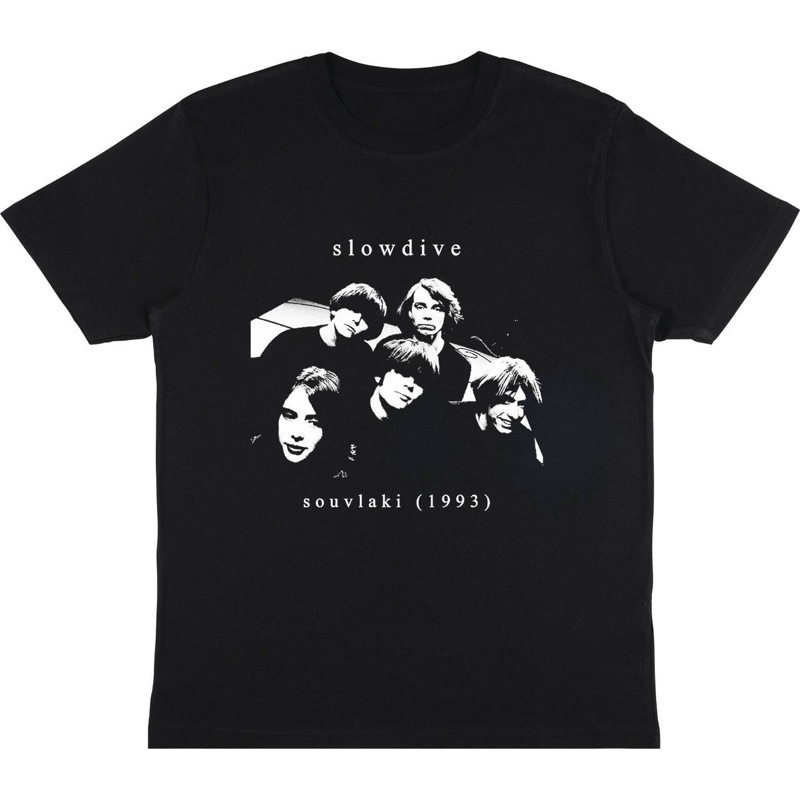 KAOS BAJU SLOWDIVE - SOULVLAKI 1993 | T-SHIRT BAND SLOWDIVE SOULVLAKI 1993 | BAJU BAND SLOWDIVE HITA
