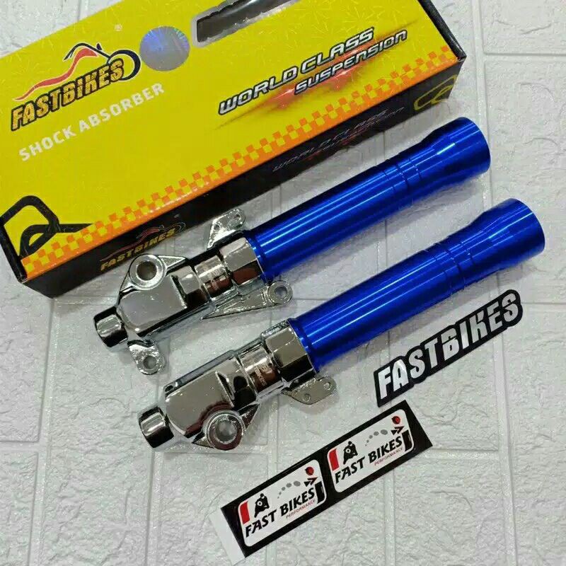 Tabung shock Depan Variasi Chrome Motor Honda Vario_Beat_Scoopy/Bottom Shock Depan Fastbikes