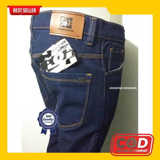 Promo Cuci Gudang Celana Panjang Pria Jeans Biru Tua Bisa Cod Jeans Lo Celana Jeans Branded Dc Band