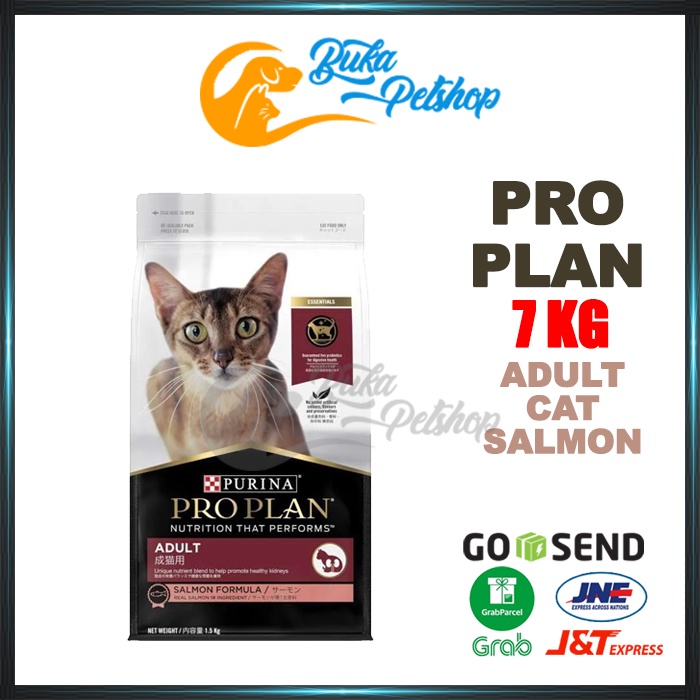 Proplan Adult Cat Salmon 7kg Khusus Gojek / Grab