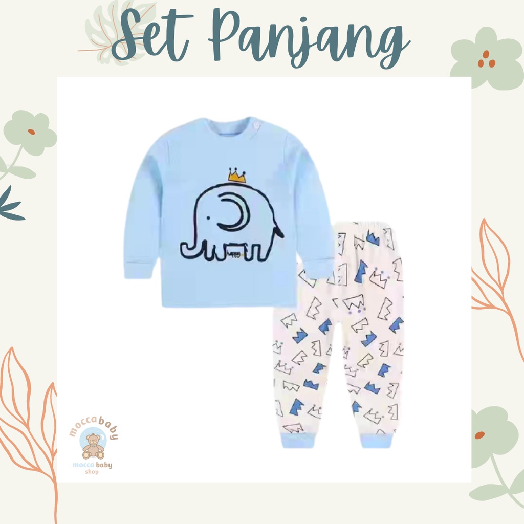 MBSS Baju Premium Anak Bayi Piyama Jumper Jumpsuit Celana Tidur Lengan Panjang NEW H5 111