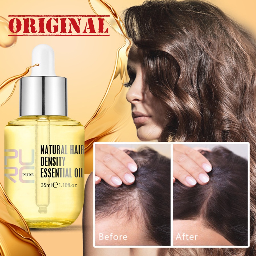 PURC HAIR GROWTH SERUM Pelembab rambut Minyak Esensial Jahe Perawatan perbaikan rambut kering dan ru