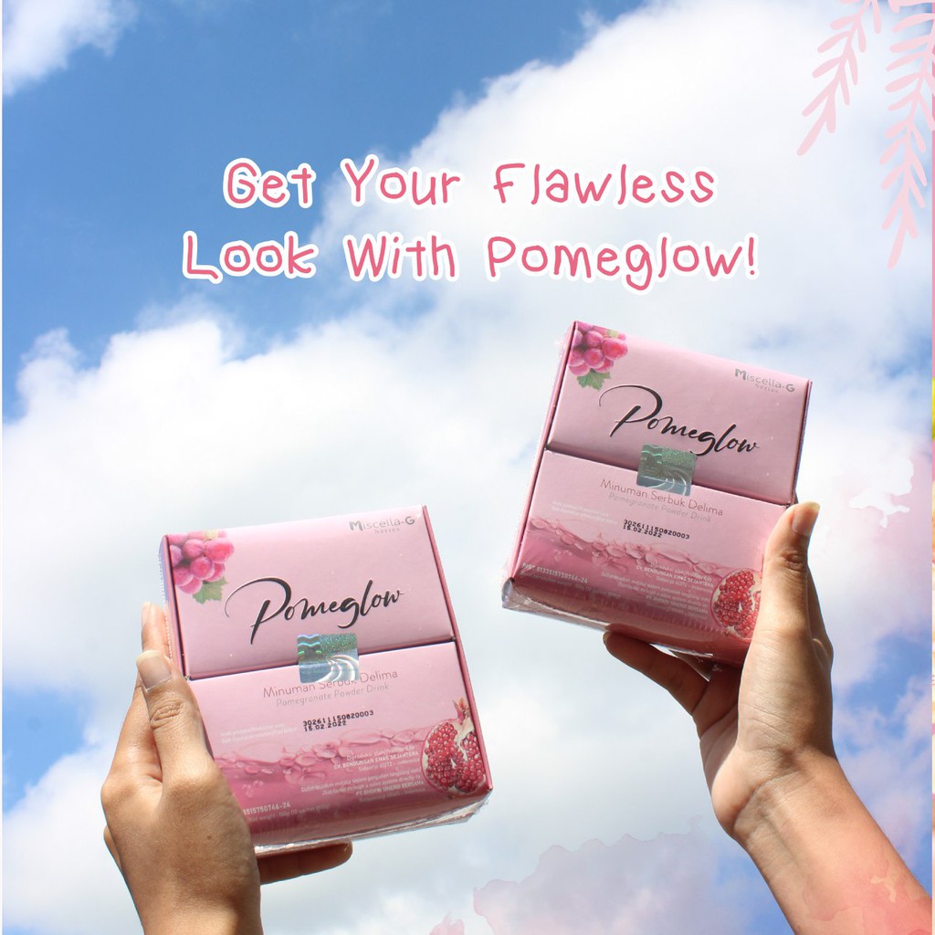 POMEGLOW COLLAGEN 100% ORIGINAL 10 SACHET