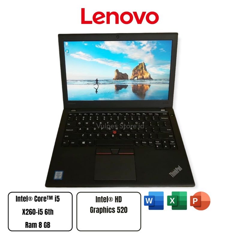 Lenovo Thinkpad X260 Core i5 gen 6 ram 8 ssd 256 MURAH BERGARANSI