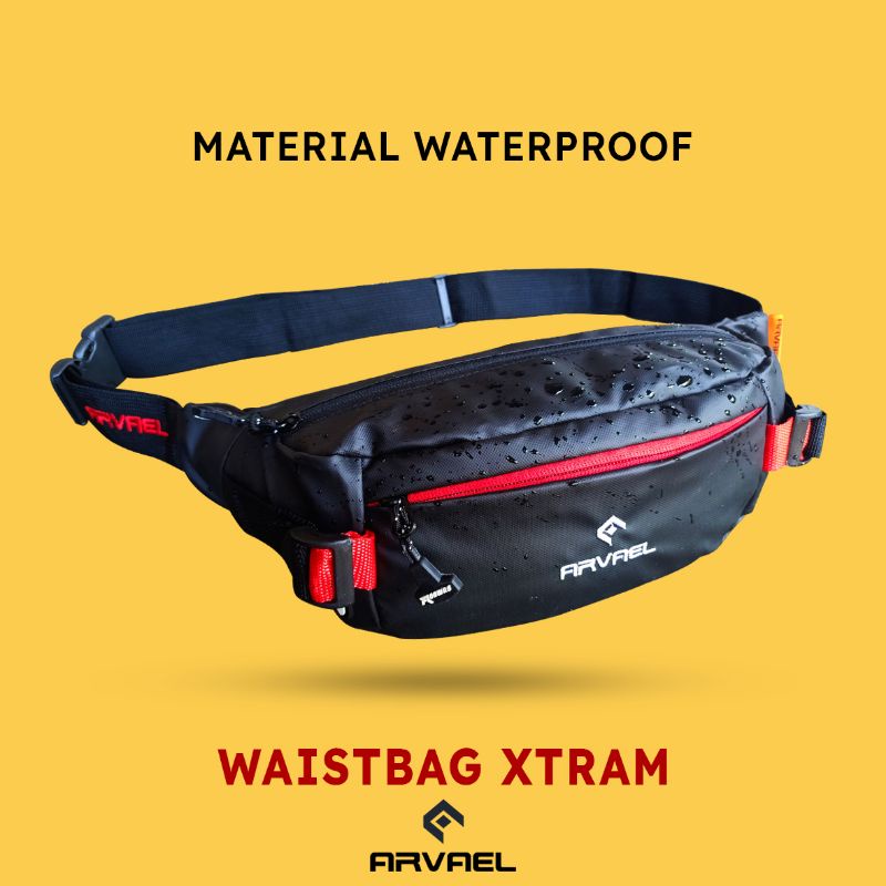 Tas Waistbag Waterproof Tas Anti Air Anti hujan Arvael Xtram